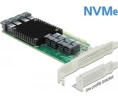 Delock PCI Express x16 Karte zu 8 x intern SFF-8643 NVMe