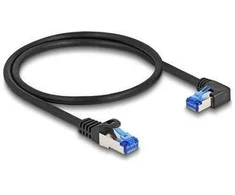 DeLOCK 80221 kabelis sieciowy Juodas 0,5 m Cat6a S/FTP (S-STP)