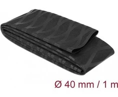 Delock DELOCK Rurka termokurczliwa X-wzór antypoślizgowa 1m x 40mm Juodas