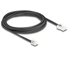 Delock DeLOCK 88037 kabelis telefoniczny 3 m Juodas