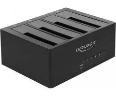 DeLOCK 63930, HDD, SSD, Serial ATA, 2.5,3.5", USB 3.2 Gen 1 (3.1 Gen 1) Type-B, Juodas, 5 Gbit/s