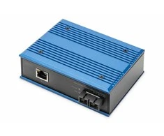 Digitus šviesolaidinis keitiklis DIGITUS Industrial Gigabit Ethernet Media Converter SM SC jungtis 1310nm iki 20km