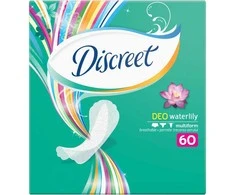 Higieniniai įklotai DISCREET Vanduo Lily, 60 vnt.