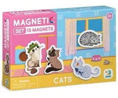 Dodo magnetukų rinkinys Kačiukai (15 el.)