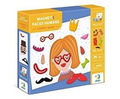 Dėlionė Dodo MON Magnetukų rinkinys Veidukai (61 el.)