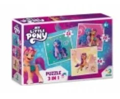 Dodo Dėlionė 3w1 MY LITTLE PONY AWESOME Rinkinys APLINKA PAČIAUSIAMS
