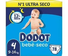 Dodot Etapas T4 Pañales 9-14 Kg 78 U