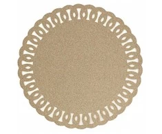 Stalo kilimėlis Douceur d`Interieur GUIRLANDE, blizgantis, Ø 38 cm