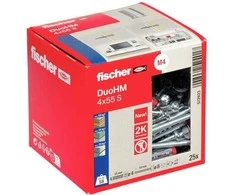 Tuščiavidurių konstrukcijų kaištis DuoHM 4x55 S PH TX, Fischer, 25 vnt.