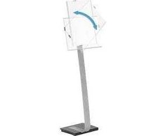 Durable Patvarus 481323, informacinis stendas, A3, akrilas, sidabras, horizontalus/vertikalus