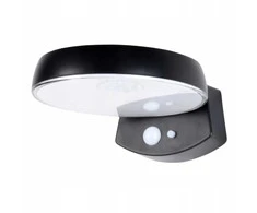 ECOLIGHT2 sieninis šviestuvas Saulės lempa Ecolight SOE-4 EC20118 lauko sieninis šviestuvas sieninis šviestuvas 1x1.2W LED 4000K juoda