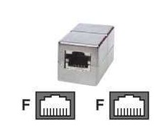 Ecolan CAT 5e Kupplung RJ45, Modularkupplung, RJ45 Verbinder