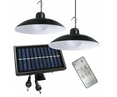 Eko-Light Milagro pakabinamas šviestuvas Saturn saulės pakabinamas šviestuvas EKO9151 2x12W LED 150 lm 4000K IP45 double juoda