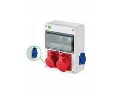 Elektro Plast Nasielsk Elektro-Plast Statybiniai skirstomieji įrenginiai RS 2x2P+Z 3P+N+Z 16A 3P+N+Z 32A 6228-00
