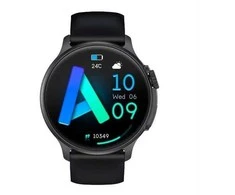 Emporia Išmanusis laikrodis „Joy“ vyrams ir moterims, fitneso laikrodis, sportinis laikrodis senjorams, sveikatos laikrodis, telefono funkcija, „Bluetooth“ žadintuvas, juodas