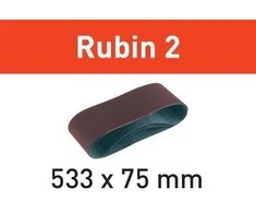 Festool Šlif. juosta juostiniam šlifuokliui; Rubin2; 75x533 mm; P40; 10vnt