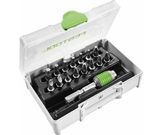 Sukimo antgalių komplektas Festool SYS3 XXS CE-MX BHS 60; 15 vnt. + laikiklis