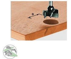 Furnitūros skylių grąžtas Festool; Ø15x54,5 mm