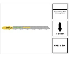 Pjūkleliai siaurapjūkliui Festool; 75 mm; 2,5 mm; 5 vnt.