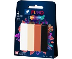 Staedtler Fimo pro modeliavimo rinkinys, natūralios spalvos (8043-S2)