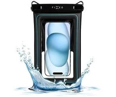 Fixed Dėklas vandeniui atsparus Float Max iPhone skaidrus/juoda