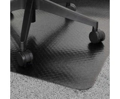 Floortex Advantage stoleunderlag PVC 90x120 cm tæppe sort