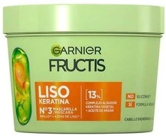 Garnier „Fructis Liso Keratin N3“ švelni kaukė, 370 ml