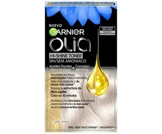 Garnier Olia Hi Shine Toneris Coloración Semipermanente Neutralizador De Tonos 10,01 Rubio Platino 3 Piezas