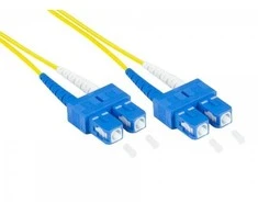 GoodConnections Alcasa Alcasa LW-9005SC InfiniBand / šviesolaidinis kabelis 0,5 m 2x SC Geltonas