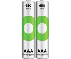 Gold Peak Industries GP akumuliatoriai GP ReCyko Micro (AAA) - Akku NiMH 650 mAh 1.2 V 2 st.