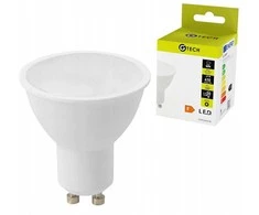 GTV G-TECH LED šviesos šaltinis, A-G, 4,9W, 4000K, GU10, AC220-240V, 50-60Hz, 120°, 410lm, 53m
