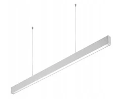 Pakabinamas šviestuvas GTV LED šviestuvas LIVIA,40W,3600lm,100°,IP20, 4000K,120cm,baltas