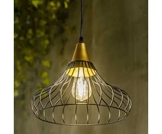 Pakabinamas šviestuvas GTV Lubinis šviestuvas LOTTE,2622,AC220-240V,50/60Hz,1*E27, IP20, Skersmuo 33 CM, viengubas, j