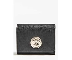 Guess, Belle, Textile Wallet, Small, Juodas, For Women