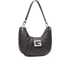 Guess, Brightside, Polyurethane, Textile Bag, Mini, Juodas, For Women