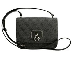 Guess, Coal, Textile Crossbody Bag, Juodas, 79780, 18.5 x 14.5 x 7 cm, For Women