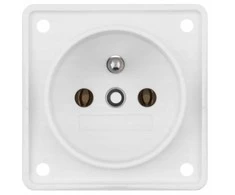 Berker Integro Flow viengubas lizdas su/be sniego baltumo matinės spalvos (0961852502)