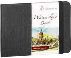 Hahnemühle akvarelės albumas A5 peizažo formatas 60 puslapių 200 g