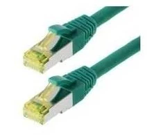 helos Patchkabel Cat 6a S/FTP RJ45 grün 2m AWG26/7 LSZH GHMT