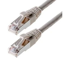 helos Patchkabel Cat 5e SF/UTP RJ45 grau 3m AWG26