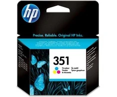 Hewlett Packard (HP) HP 351 - spalvota (žydra, rausvai raudona, geltona) -