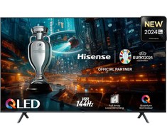 „Televizorius Hisense Hisense 85E77NQ PRO“, QLED televizorius – 85 – juodas, „UltraHD/4K“, trigubas imtuvas, PVR, 120 Hz ekranas