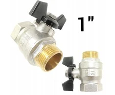 Tytan TITANIUM RUULUOLIS VOŽTUVAS 1 "BUTTERFLY N / W // ZKW-25-WN-M-TYTAN