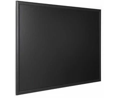 Juoda kreidinė lenta BI-OFFICE 120x90, juodas medinis rėmas