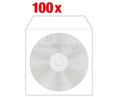 MediaRange BOX162 CD dėklai Dėklas kišenė 1 diskas Baltas