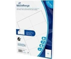 Jacob Elektronikde „MediaRange MRINK145“ lipni etiketė, balta, permanentinė, 400 vnt.