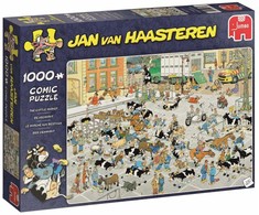 Jumbo Spiele Dėlionė - Jumbo Jan van Haasteren Der Vieh-Markt 1000 Detalių 370x275x70 mm