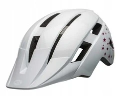 Bell Vaikiškas šalmas BELL SIDETRACK II INTEGRATED MIPS baltų žvaigždučių dydis. Universalus (47–54 cm) (NAUJAS)