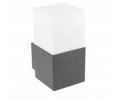 Sieninis šviestuvas GTV Sodo šviestuvas LARGO-AU, E27, MAX.15W, IP44, AC220-240V, 50-60Hz, viršutinė tiesi sieninė