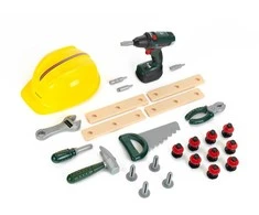 Klein Toys Theo Klein Bosch Handwerker-Set, Kinderwerkzeug, 36 Teile